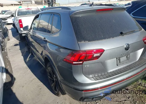 2023 Volkswagen Tiguan 2.0T Se R-Line Black from USA, damaged, VIN 3VVCB7AX7PM122004